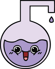 cute cartoon science experiment