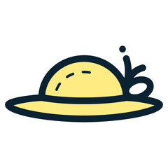 women hat icon