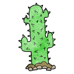 textured cartoon cactus