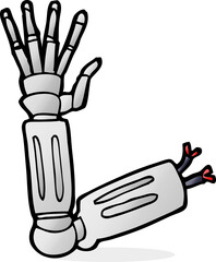 cartoon robot arm