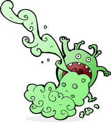 cartoon gross monster