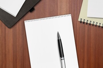 Blank office Calendar or Planner on desk