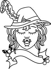 orc bard character  illustration