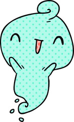cartoon kawaii cute dead ghost