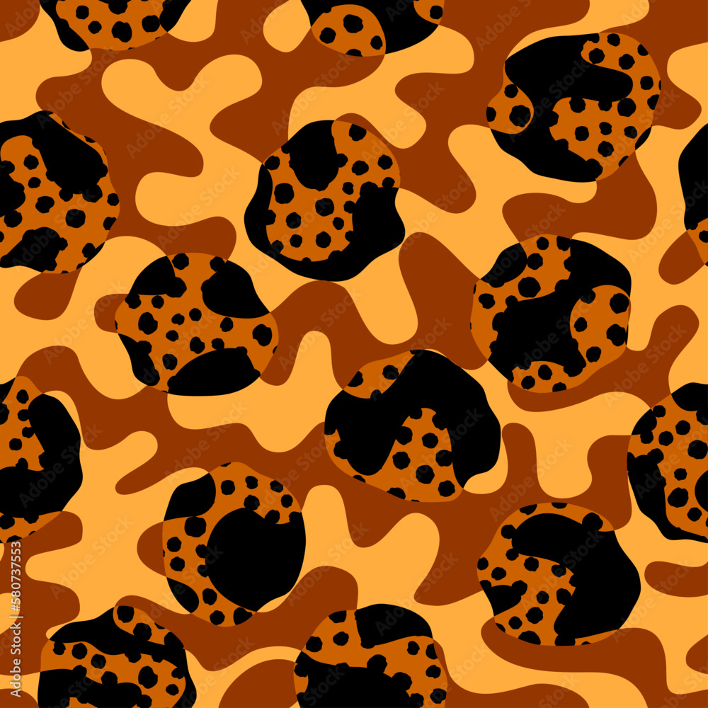 Poster Vector ethnic tribal vector pattern. Seamless art image.