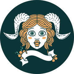 tiefling character face  icon