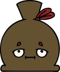 cute cartoon sack