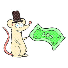 cartoon rich mouse