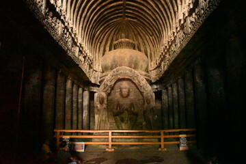 Ellora Caves and Ajanta Caves,  UNESCO World Heritage Site, Buddha, Shiva, Hindu Gods, 