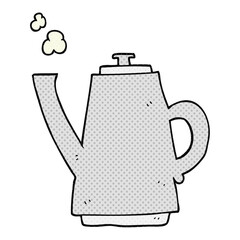 cartoon coffee kettle