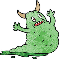 cartoon doodle demon