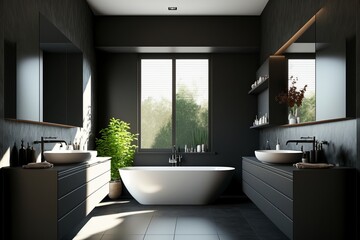 Sleek and Stylish Bathroom Design with a Modern and Minimal Interior