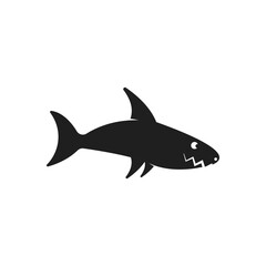 Obraz premium Shark illustration logo
