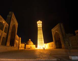 Obraz premium Kalyan complex against the background of the night sky
