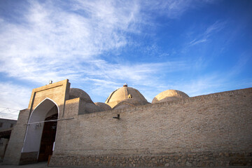Fototapeta na wymiar Entrance to the market of Bukhara