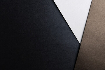 Arranged sheets of colorful carton