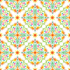 Seamless colorful pattern design. abstract geometric shapes with pattern.