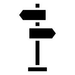 directional sign icon