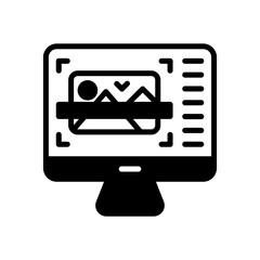 Image Recognition icon in vector. Logotype