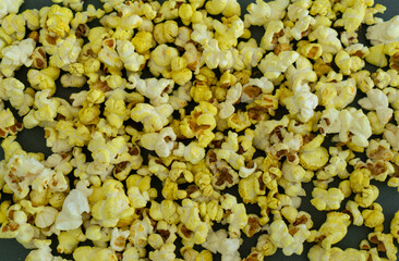 beautiful popcorn on the table 