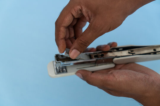 Filling Staplers closeup iew