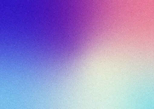 質感のある紫とピンクの寒色系ノイズ入りグラデーション背景。Gradient Background With Textured Purple And Pink Cool Noise.