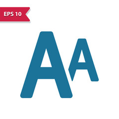 Alphabet, Text, Font Icon. Professional vector icon, glyph style.