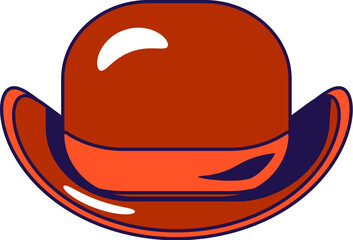 Bowler Hat. English Gentleman Headdress