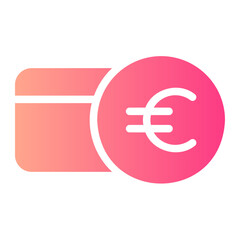 credit card gradient icon