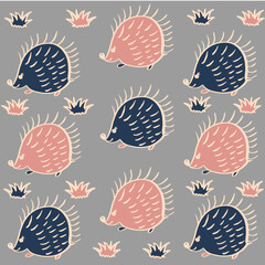 hedgehog,forest prickly inhabitant,animal with needles in the forest eats beetles,worms,gray prickly hedgehog,pink hedgehog,blue hedgehog,sleeping print