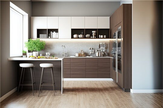 Sleek and Simple: Modern and Minimal Kitchen Interior Design
