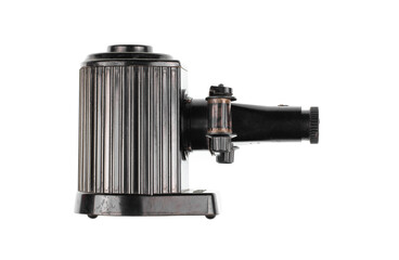 vintage filmoscope isolated on white background
