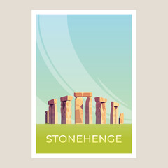 Stonehenge stones monument.