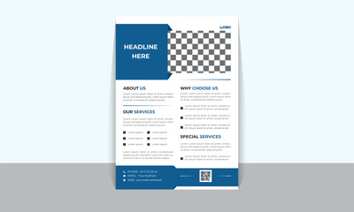 new corporate flayer design. With awesome colour. combination. image and vector elements. Professional corporate business flyer, digital marketing expert. illustrator design with presentation.