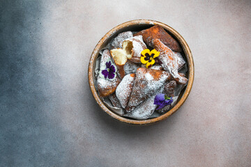 Mandazi is a slightly sweet East African Street Food