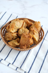 tahu isi or fried tofu filled vegetables
