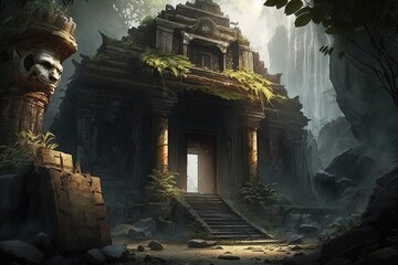 Secrets of the Mysterious Temple Waiting to be Found Generative AI