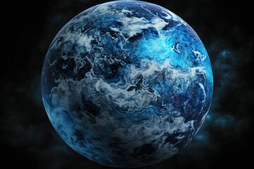Obraz na płótnie Canvas earth in space. Generative AI