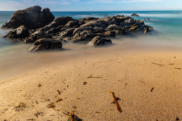 long exposure at the ocean