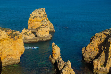 enjoying the view of Ponta da Piedade