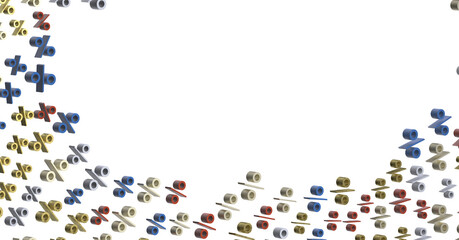 sale digital percent in hand