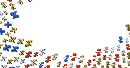 sale digital percent in hand