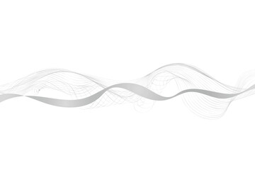 Wave Lines Pattern Abstract Background. Vector
