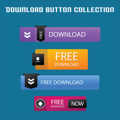 Free download buttons icons design