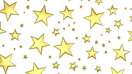 XMAS Stars - golden stars -