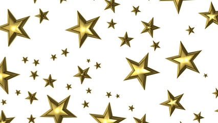 XMAS Stars - golden stars -