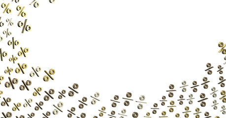 Blurred sale background.