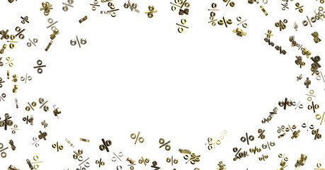 Blurred sale background.