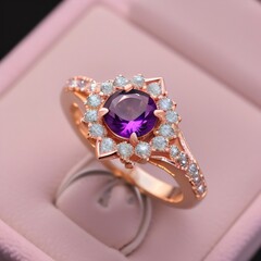 ring with diamonds