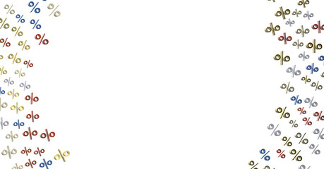 Blurred sale background.